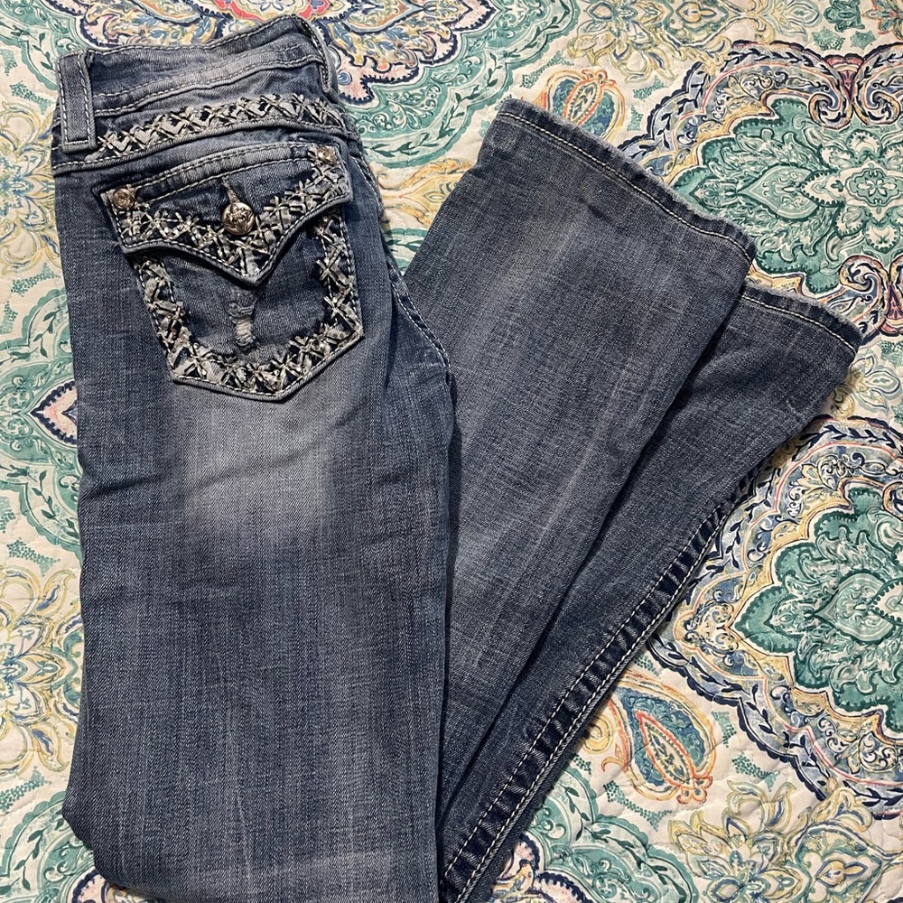 Miss Me Jeans with Embellished Pockets